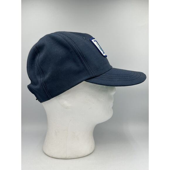 Vtg Crowell Trucker Hat Patch Cap Snapback Natural Gas USA Made Blue - Picture 4 of 10